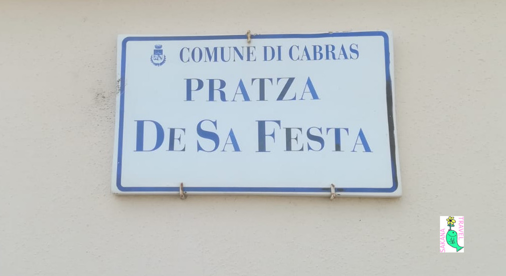 san salvatore of sinis piazza della festa detail