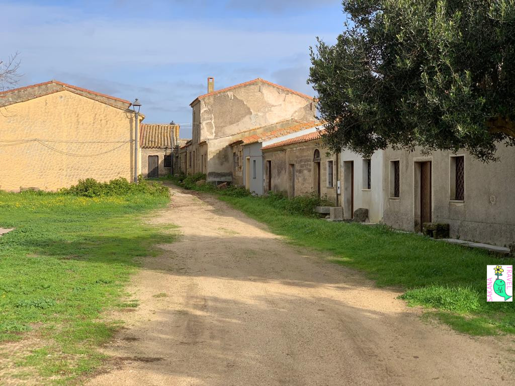 san salvatore of sinis village outside